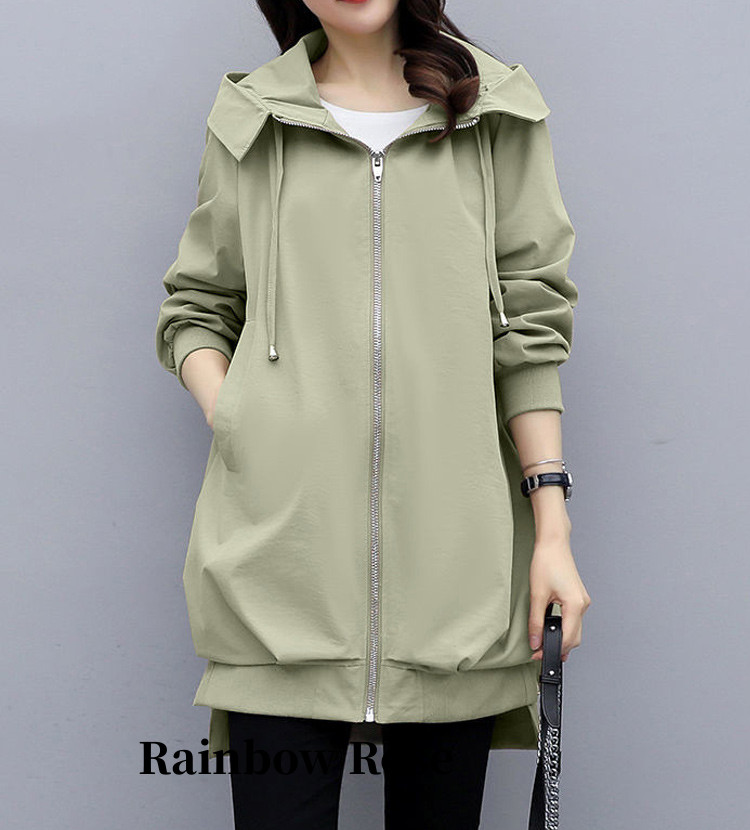 マウンテンレディース ライトアウター アウター モッズコート ブルゾン ジャケット 大きいサイズ 前開き 学校 フード付き 事務 