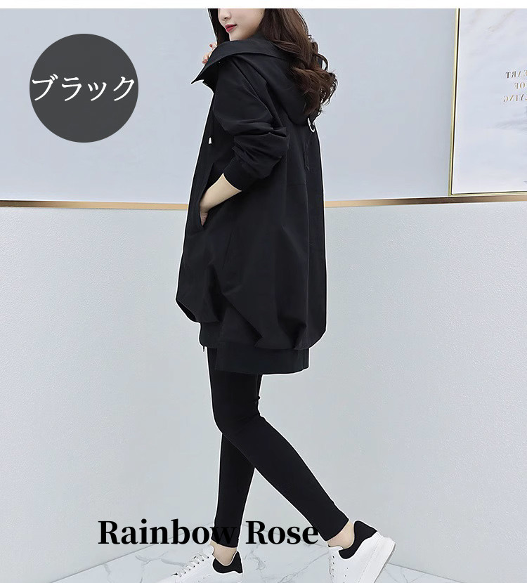 マウンテンレディース ライトアウター アウター モッズコート ブルゾン ジャケット 大きいサイズ 前開き 学校 フード付き 事務 