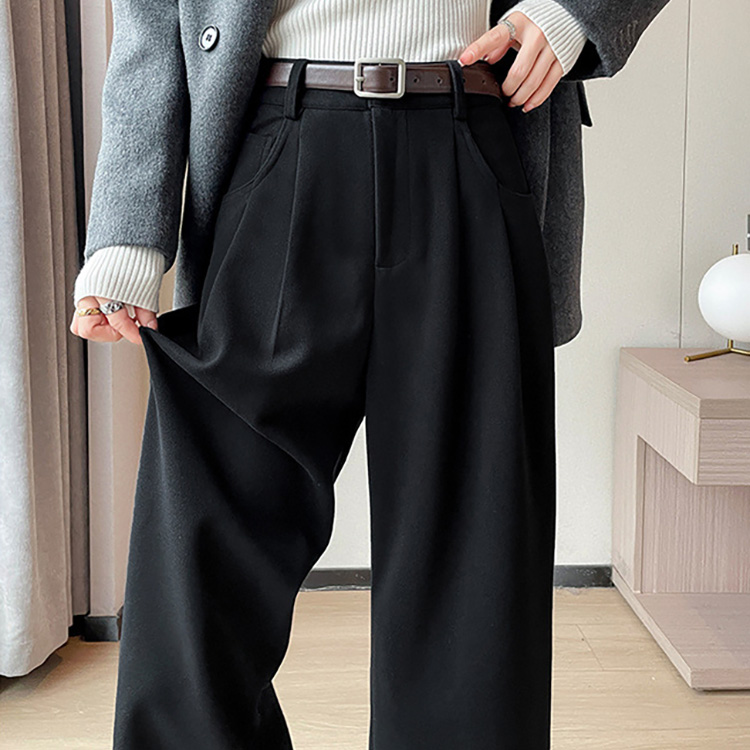 ワイドパンツ レディース 裏起毛 タックパンツ パンツ 冬 あったか 暖かい きれいめ 冬用 おしゃれ 冬 大人 ボ 秋冬 ハイウエスト 