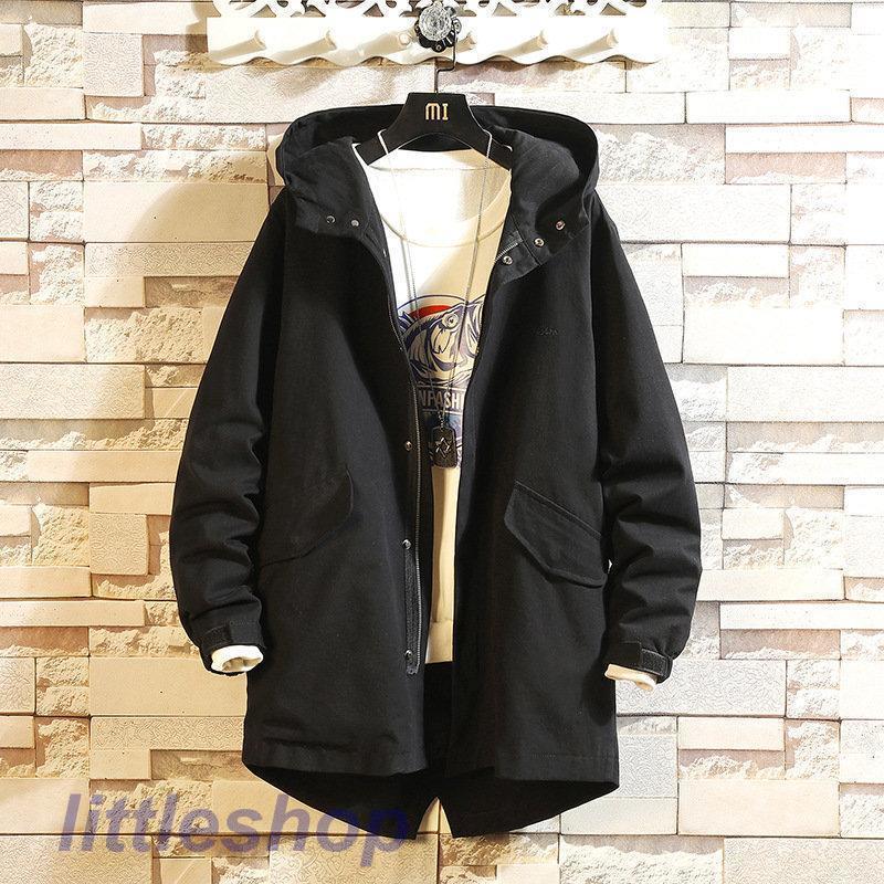 モッズコート メンズ ミリタジップアップ アウター カジュアル ロングコート 外出 フード付き 防寒着 登山 秋冬 羽織り ゆったり 