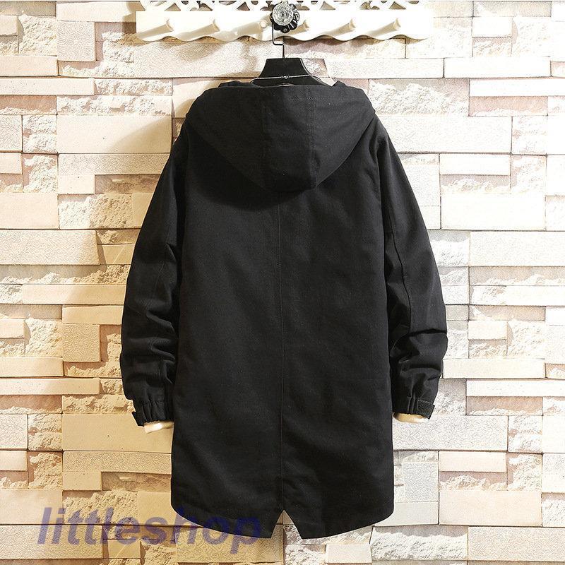 モッズコート メンズ ミリタジップアップ アウター カジュアル ロングコート 外出 フード付き 防寒着 登山 秋冬 羽織り ゆったり 