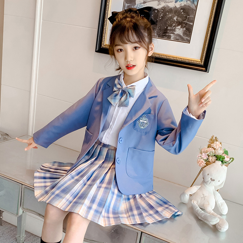 入学式 卒業式 女の子 3点セット ジャケット シャツ フォーマル スカート 女の子 女子お嬢様のアンサンブルスーツセット 発表会 可愛い 入園式 小学校 服 