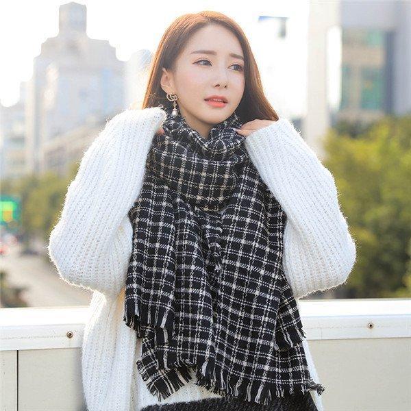 ストール レディース 秋冬 厚手 チェック柄 大判ストール 羽織物 おしゃれ 防寒 ひざ掛け ショール 母の日 暖かい マフラー 冷房対策 