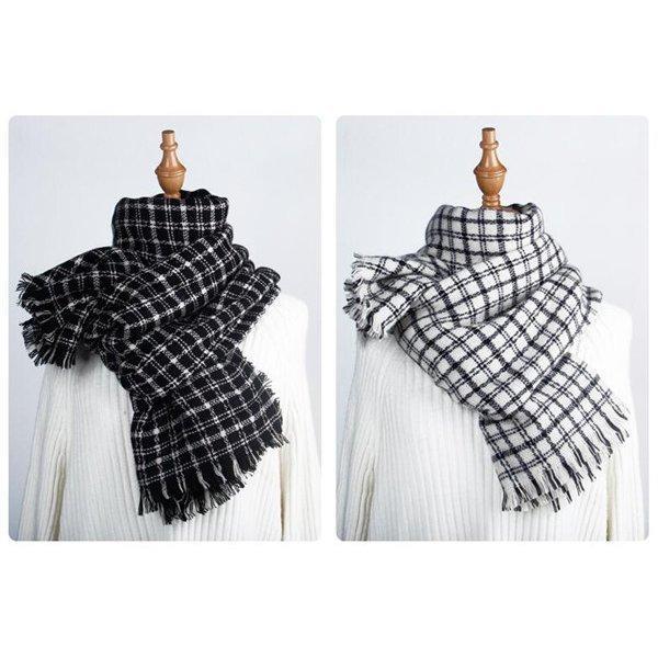 ストール レディース 秋冬 厚手 チェック柄 大判ストール 羽織物 おしゃれ 防寒 ひざ掛け ショール 母の日 暖かい マフラー 冷房対策 