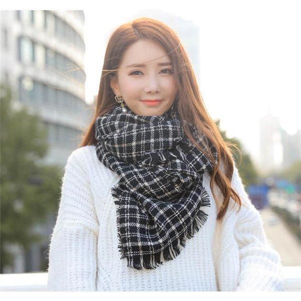 ストール レディース 秋冬 厚手 チェック柄 大判ストール 羽織物 おしゃれ 防寒 ひざ掛け ショール 母の日 暖かい マフラー 冷房対策 
