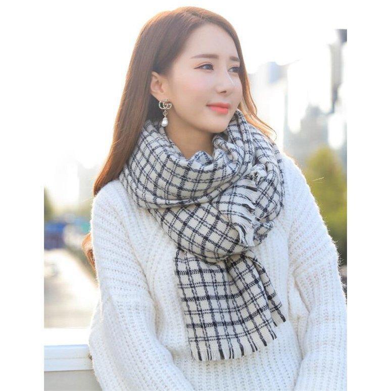 ストール レディース 秋冬 厚手 チェック柄 大判ストール 羽織物 おしゃれ 防寒 ひざ掛け ショール 母の日 暖かい マフラー 冷房対策 
