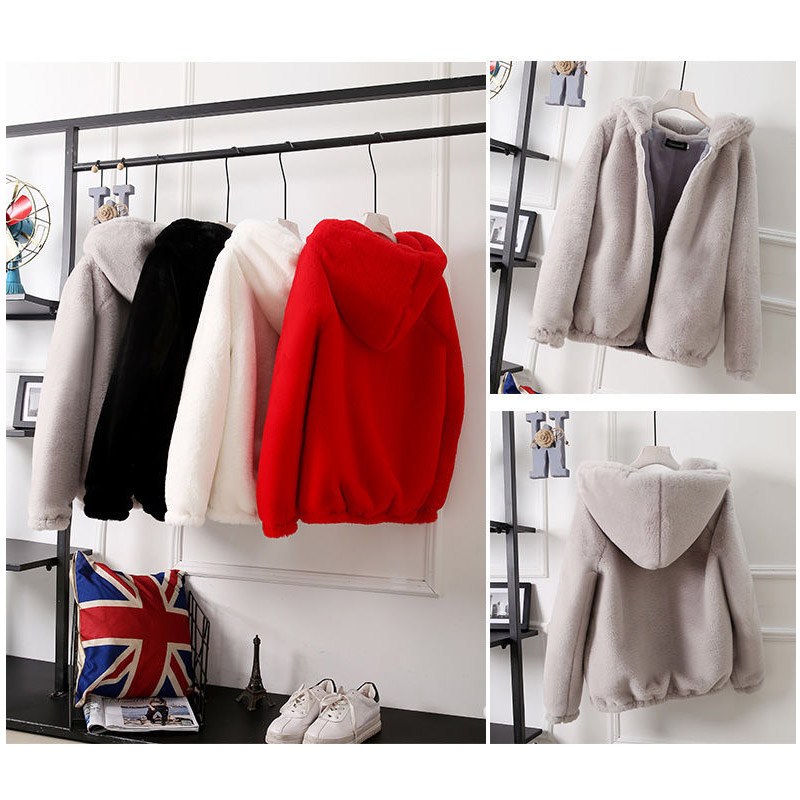 ボアコート レディース 毛皮コート フード フェイクファー ミディアム丈 秋冬 通勤 ボアジャケット 厚手 モコモコ アウター ビッグシルエット 防寒 