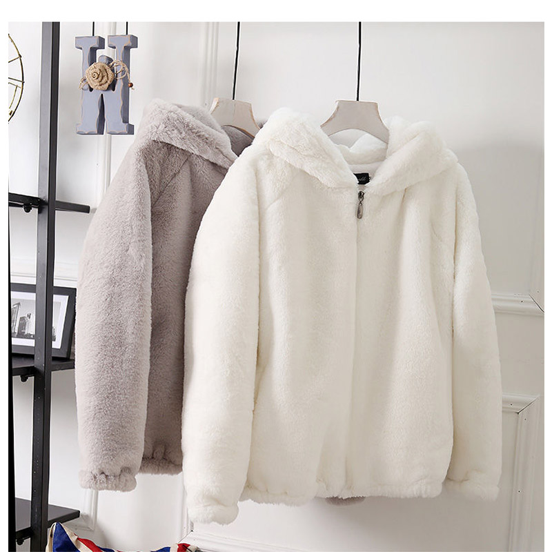 ボアコート レディース 毛皮コート フード フェイクファー ミディアム丈 秋冬 通勤 ボアジャケット 厚手 モコモコ アウター ビッグシルエット 防寒 