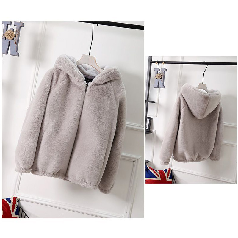 ボアコート レディース 毛皮コート フード フェイクファー ミディアム丈 秋冬 通勤 ボアジャケット 厚手 モコモコ アウター ビッグシルエット 防寒 