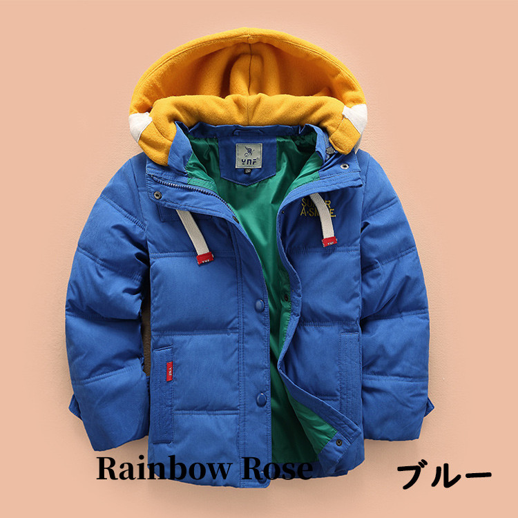 クーポンで3 590円！ ダウンコート キッズ ダウンジャケット 男の子 アウター 子供服 中綿 子ども服 ジャケット キッズコー 子供コート オーバー フード付き 