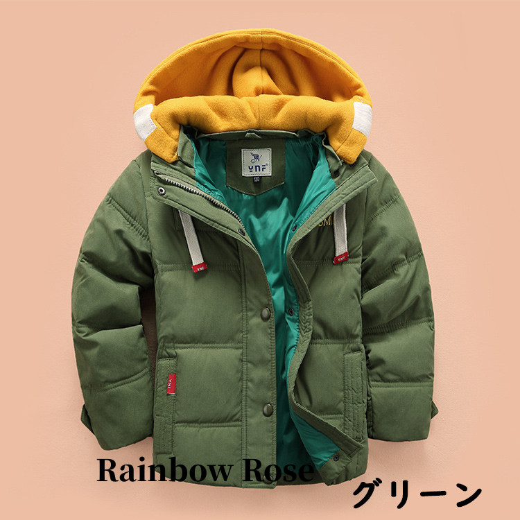 クーポンで3 590円！ ダウンコート キッズ ダウンジャケット 男の子 アウター 子供服 中綿 子ども服 ジャケット キッズコー 子供コート オーバー フード付き 