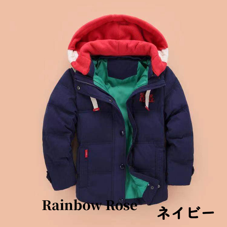 クーポンで3 590円！ ダウンコート キッズ ダウンジャケット 男の子 アウター 子供服 中綿 子ども服 ジャケット キッズコー 子供コート オーバー フード付き 