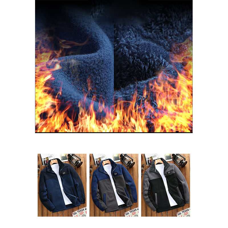 フリースジャケット ボアジャケット メンズ もこもこ あったか ブルゾン レディース 寒さ対策 防寒 スタジャン 暖かい 防風 大きいサイズ 秋冬 冬物 