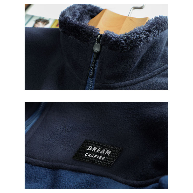 フリースジャケット ボアジャケット メンズ もこもこ あったか ブルゾン レディース 寒さ対策 防寒 スタジャン 暖かい 防風 大きいサイズ 秋冬 冬物 