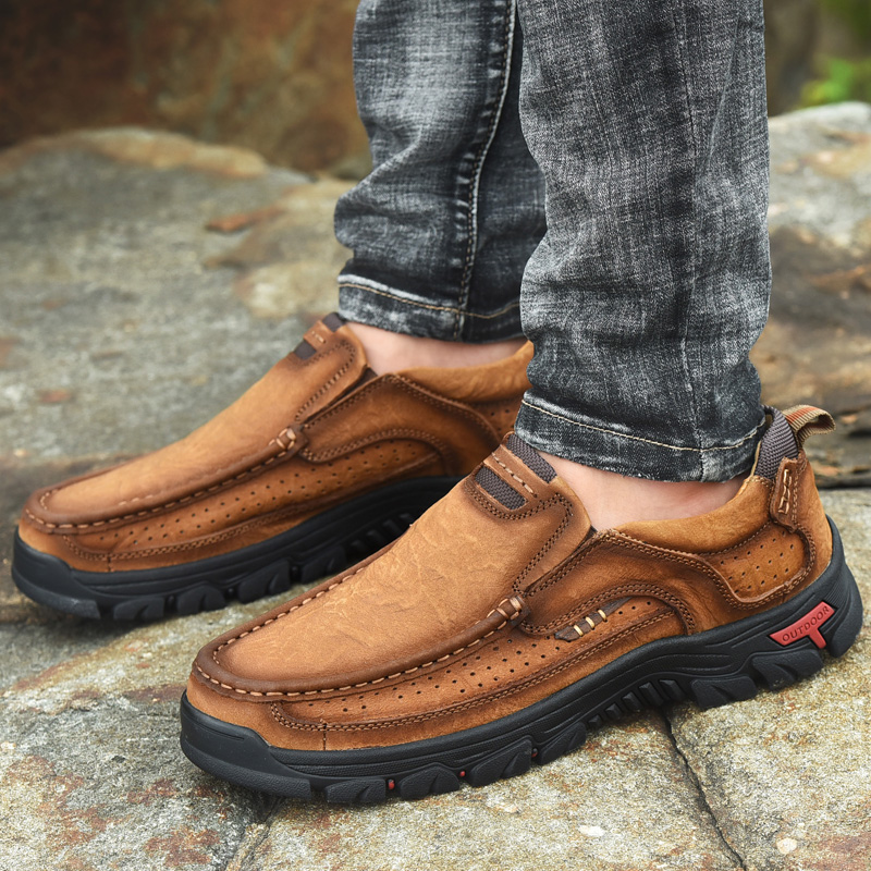 スリッポン スニーカー 牛革 レザー メンズ レディース 靴 男女兼用 