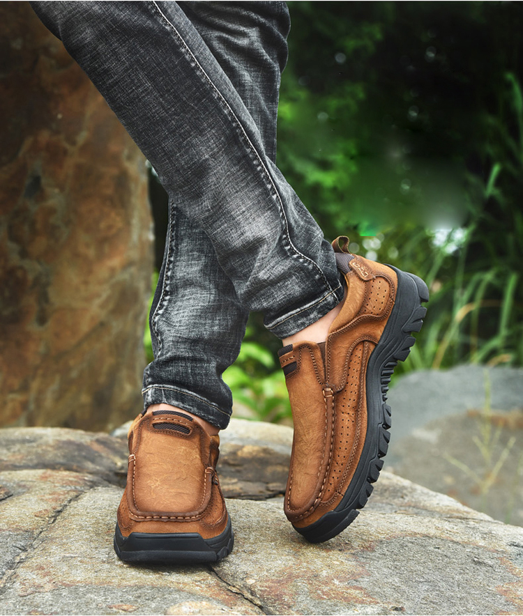 スリッポン スニーカー 牛革 レザー メンズ レディース 靴 男女兼用 