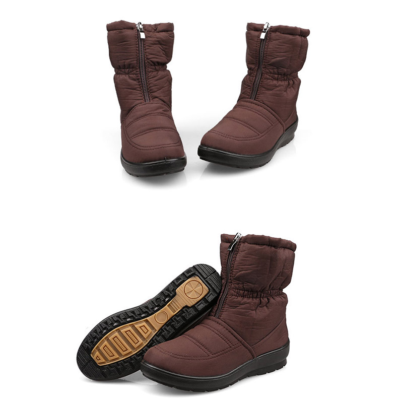 ボアブーツ スノーブーツ レディース 裏起毛防寒 軽量 冬靴 撥水 シンプル 保温 おしゃれ ショートブーツ 滑り止め 雪靴 ママブーツ アウトドア靴 