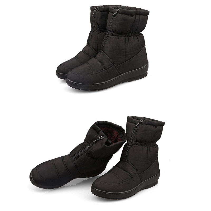 ボアブーツ スノーブーツ レディース 裏起毛防寒 軽量 冬靴 撥水 シンプル 保温 おしゃれ ショートブーツ 滑り止め 雪靴 ママブーツ アウトドア靴 