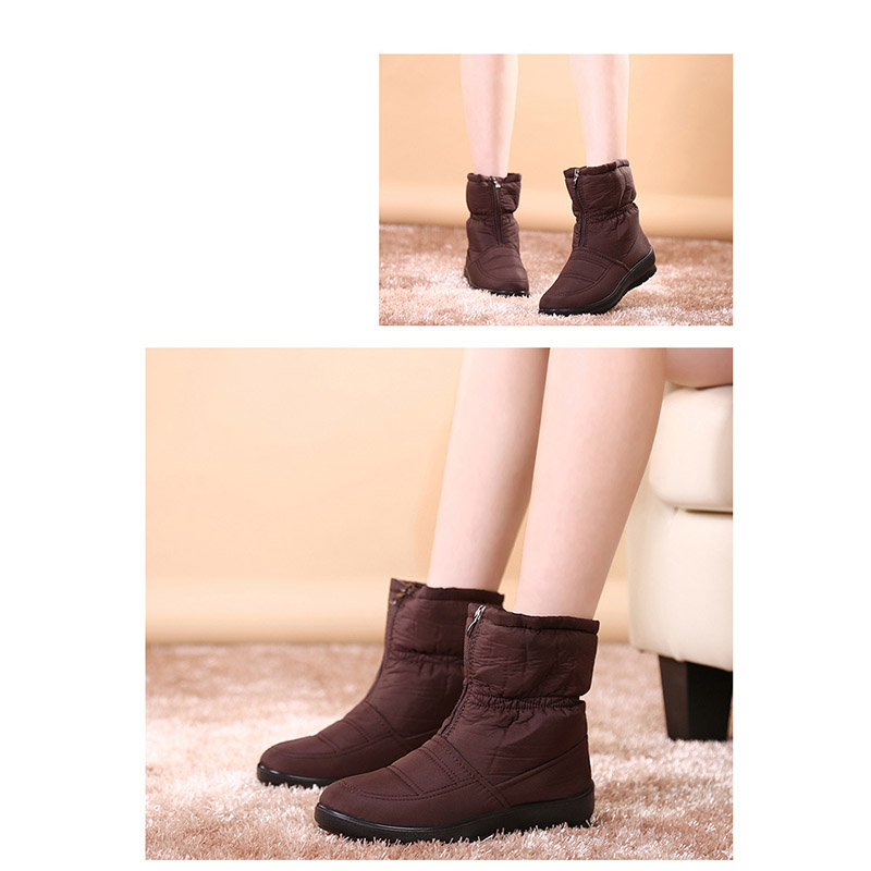 ボアブーツ スノーブーツ レディース 裏起毛防寒 軽量 冬靴 撥水 シンプル 保温 おしゃれ ショートブーツ 滑り止め 雪靴 ママブーツ アウトドア靴 