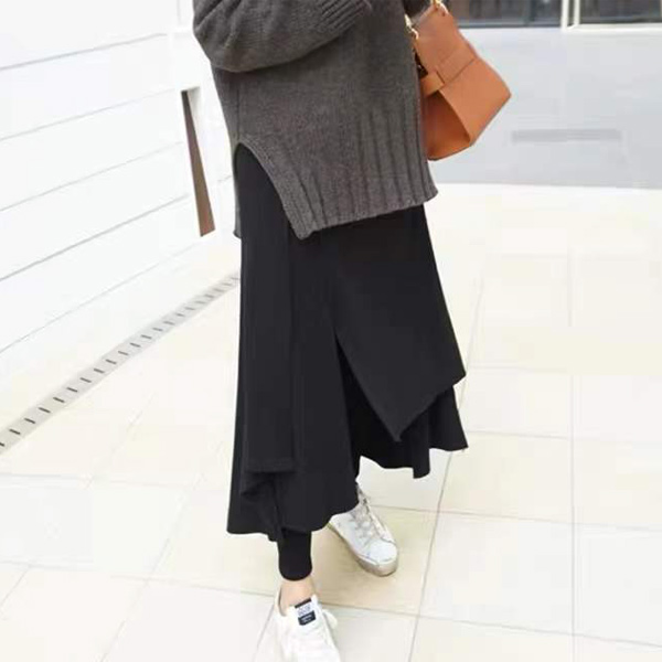 スカート付きレギンス 裏起毛 レディース ボレギンス パンツ ロング あったか スカート 防寒 ルームウェア 送料無料 お洒落 暖か ゆったり 裏ボア 