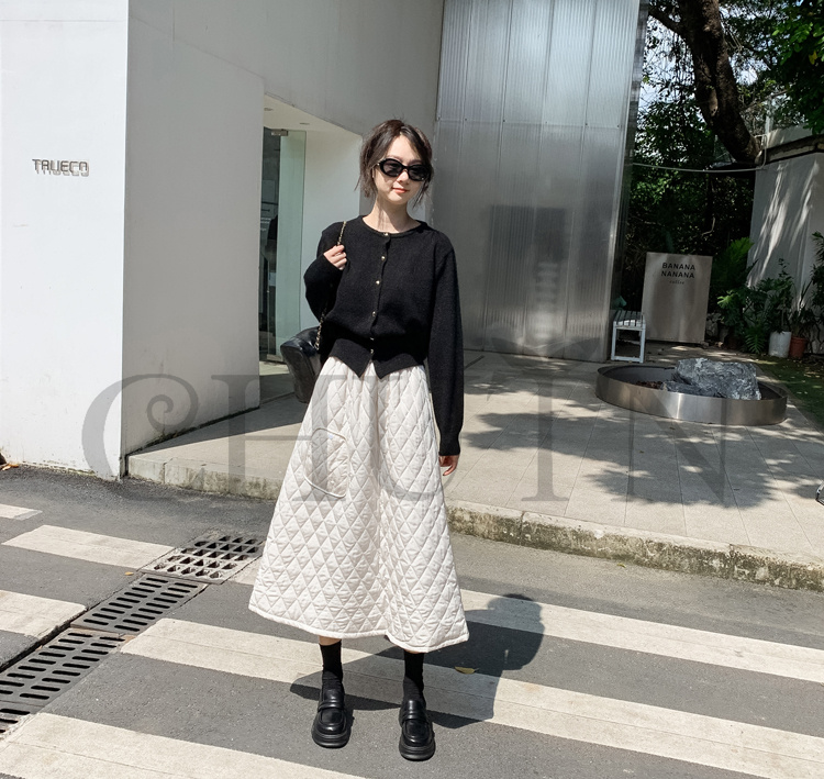 ダウンスカート中綿 スカートボミモレ丈 膝下 キルティングスカート 入学式卒業式フレアスカート Aライン きれいめ 中綿 フスカート 