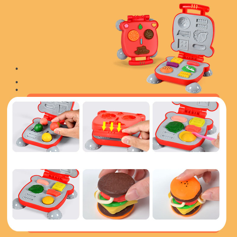 粘土 ねんど 小麦粘土 12色 ねんど おもちゃ ハンバーガー 3IN1 ソフト 58点セット 道具 押し型 ラーメン 豪華34 ねんど おままごとア 遊び 粘土 アイス 