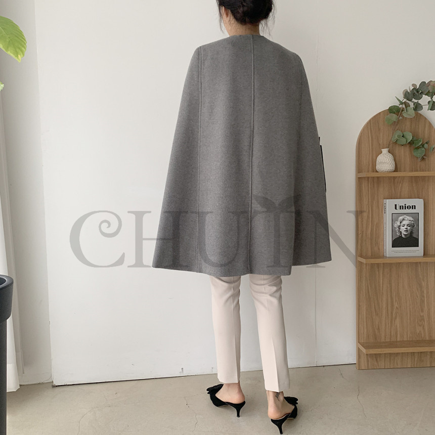 春ポンチョコート レディース ケープコート 秋 冬 無地アウター 結婚式 おしゃれ 60代50代40代 30代 シンプル マント ポンチョ 上品 コーデ レディース 