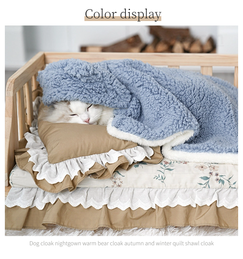 ペットマント 犬用 猫用 両用ブランケット マント モコモコタオル 防寒 洗濯可 秋冬暖かい 着る毛布 犬 防寒 マット 暖かい敷き物 服 犬の服 お出かけマント 