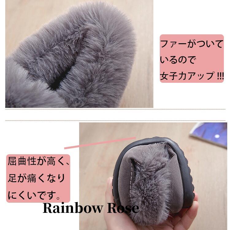 モカシン スノーブーツ レディース ムートンブーツ ブーツ スノーブーツ 雪靴 ショートブーツ 防寒 あったか 防滑 滑らない ウインターブーツ レディース 2WAY 