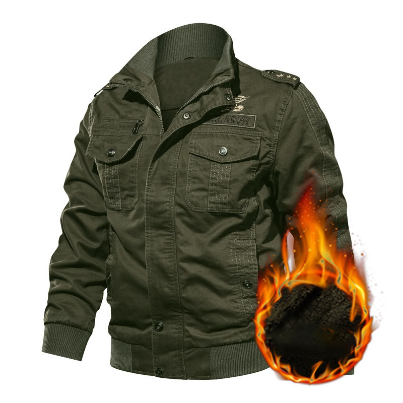 ジャケット メンズ ミリタリージャケット 裏起毛 防寒 ジャケット コーチジャケット ブルゾン 極暖秋冬 厚手 アウトドア サバイバル ワーク アウター 