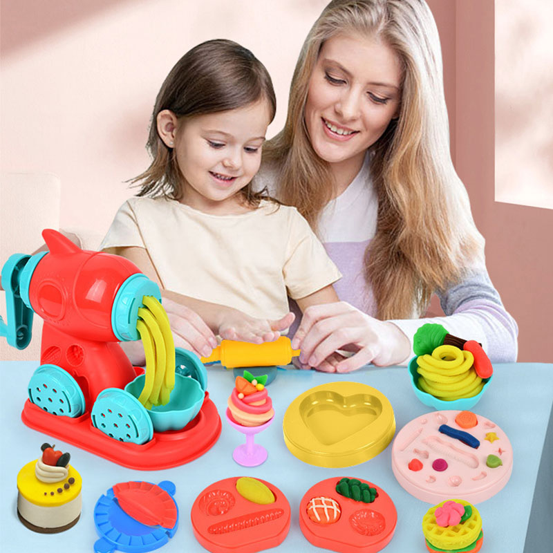 粘土 ねんど 小麦粘土 12色 ねんど おもちゃ 遊び 道具 粘土 ねんど 豪華52点セット 3IN1 ハンバーガー 押し型 ラーメン おままごとア アイス ソフト 