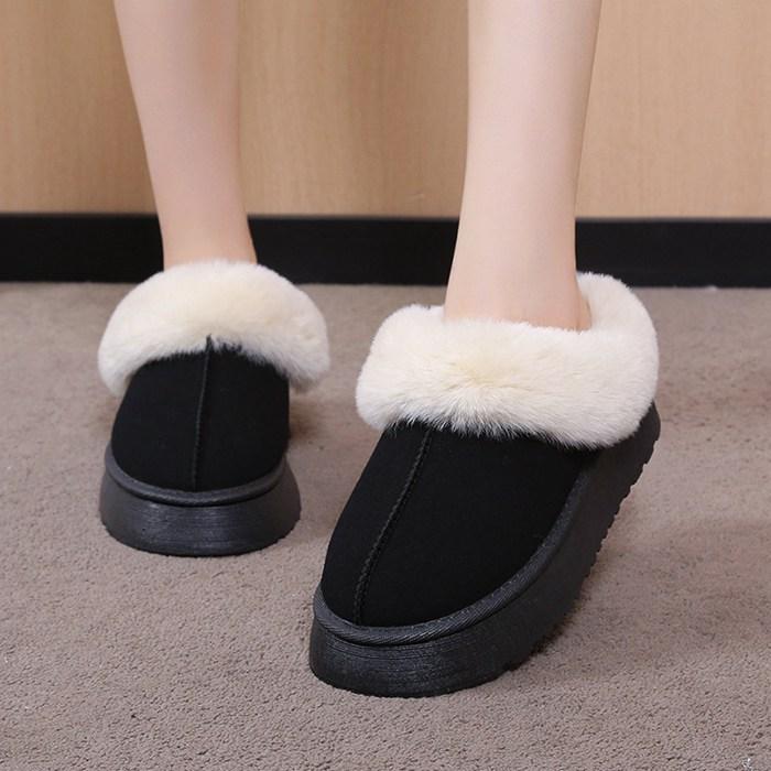 冬新入荷厚底ムートンブーツ もこもこ スノーブーツ 防寒靴 撥水 防汚 裏起毛 保温 防滑 
