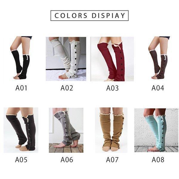 レッグウォーマー レディース 無地 おしゃれ レース付き 冷え取り 厚手 通学 おしゃれ ソックス 柔らかい 美脚 ウォーマー 暖かい シンプル 