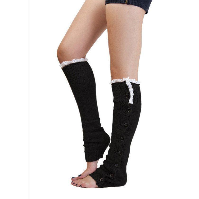 レッグウォーマー レディース 無地 おしゃれ レース付き 冷え取り 厚手 通学 おしゃれ ソックス 柔らかい 美脚 ウォーマー 暖かい シンプル 