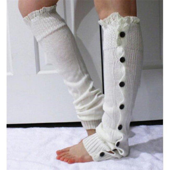 レッグウォーマー レディース 無地 おしゃれ レース付き 冷え取り 厚手 通学 おしゃれ ソックス 柔らかい 美脚 ウォーマー 暖かい シンプル 