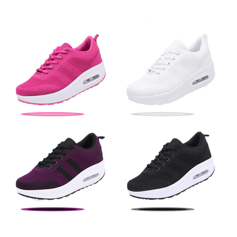 スニーカー レディース ランニング運動靴 厚底 靴 幅広 運動 疲れない 50代 おしゃれ 40代 普段履き 60代 歩きやすい 初心者 軽量 黒スポーツ 