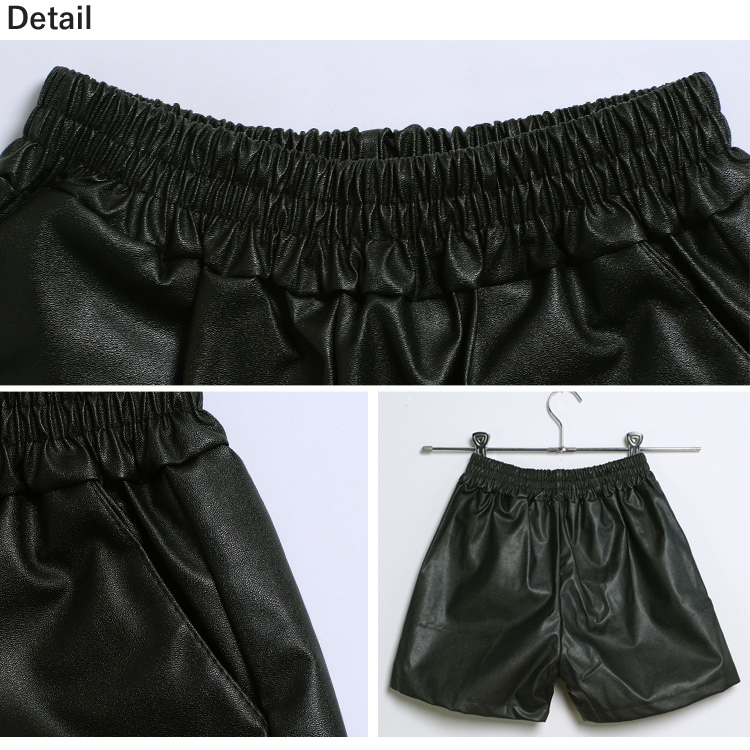 全品送料無料一部除く フェイクレザー ハイウエスト ショートパンツ レディース 韓国 おしゃれ プチプラ 