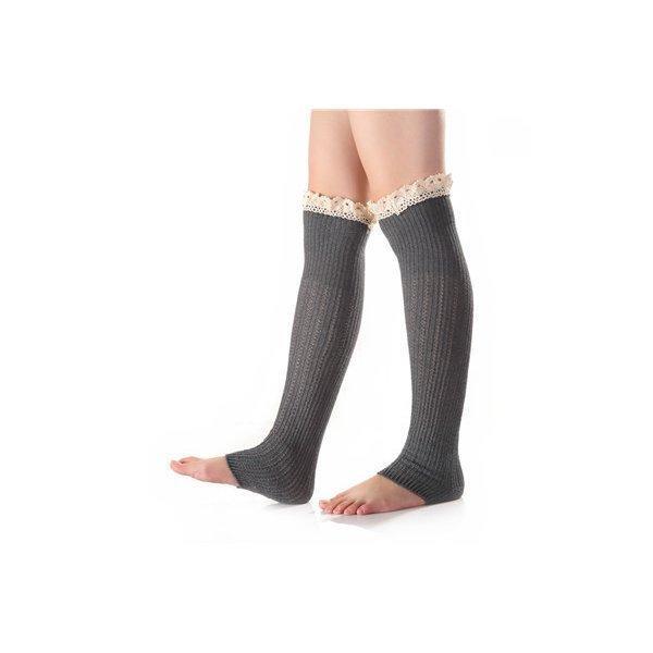 レッグウォーマー レディース 無地 レース付き おしゃれ 冷え取り ソックス 通学 厚手 ウォーマー 暖かい 可愛い 足首ウォーマー シンプル 美脚 