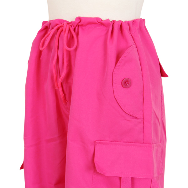 カーゴパンツ ワイドパンツ ドロストパンツ バギーパンツ 無地 ピンク コスチューム 衣装 黒 パンツ ヒップホップ ボトム ブラック ダンス 大きいサイズ個性的 