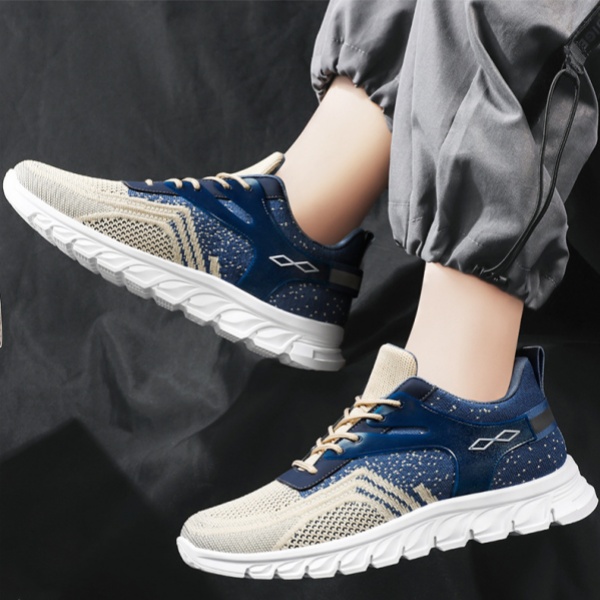 送料無料 スニーカー メンズ スリッポン ウォーキング男性 通気 靴 ナーススポーツ厚底 疲れない 歩きやすい 。 ジム リラックス 