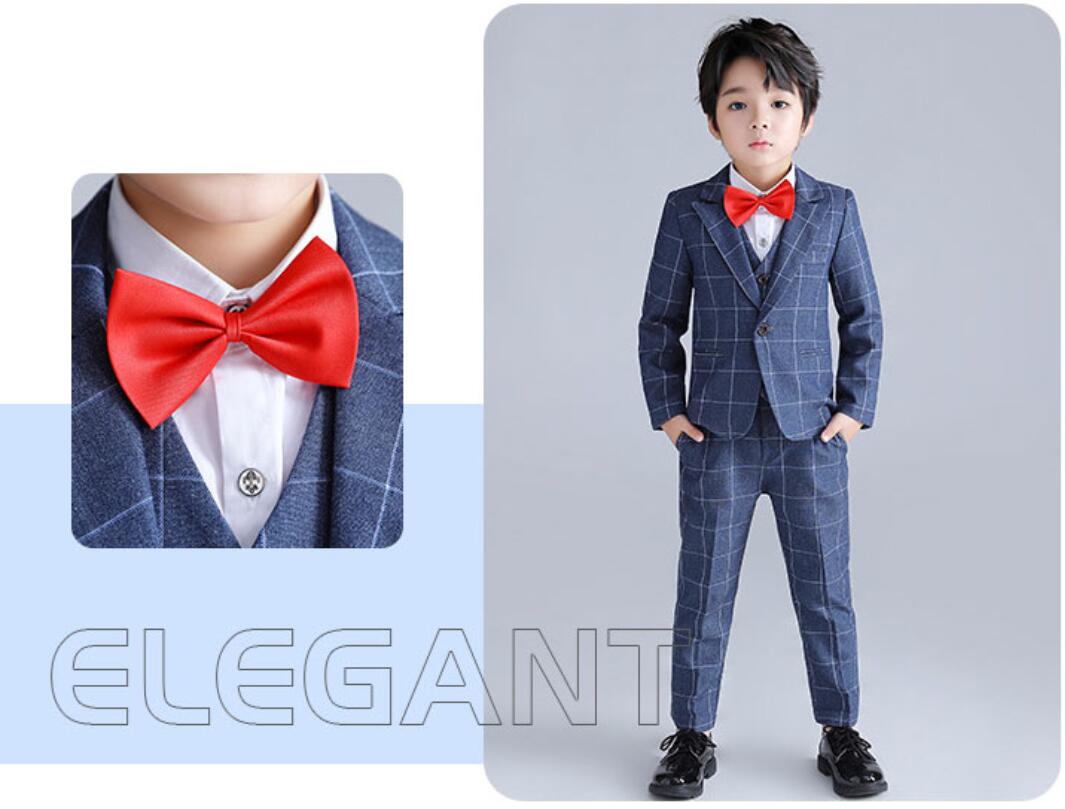 子供 スーツ 男の子 入学式 卒業式 子供服フォーマルスーツ 入園式 結婚式 演奏会 お祝い 七五三 5点セット ネイビー 卒園式 コンクール 発表会 黒 