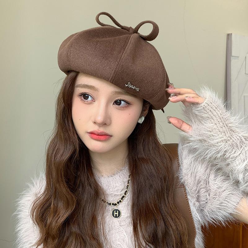 帽子 ベレー帽 レディース 秋冬 。 かわいい おしゃれ 秋 シンプル 締め付けゼロ 冬 小物 あったか 大きいサイズ 定番 ベーシック 秋冬 ゆったり ベレー 