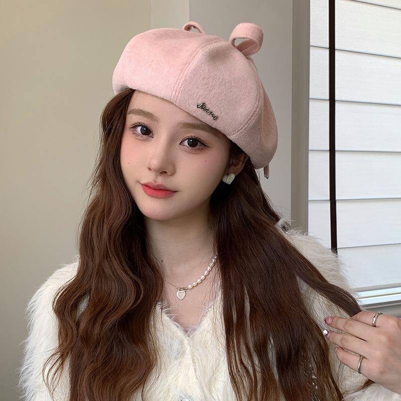 帽子 ベレー帽 レディース 秋冬 。 かわいい おしゃれ 秋 シンプル 締め付けゼロ 冬 小物 あったか 大きいサイズ 定番 ベーシック 秋冬 ゆったり ベレー 