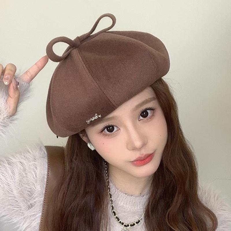 帽子 ベレー帽 レディース 秋冬 。 かわいい おしゃれ 秋 シンプル 締め付けゼロ 冬 小物 あったか 大きいサイズ 定番 ベーシック 秋冬 ゆったり ベレー 