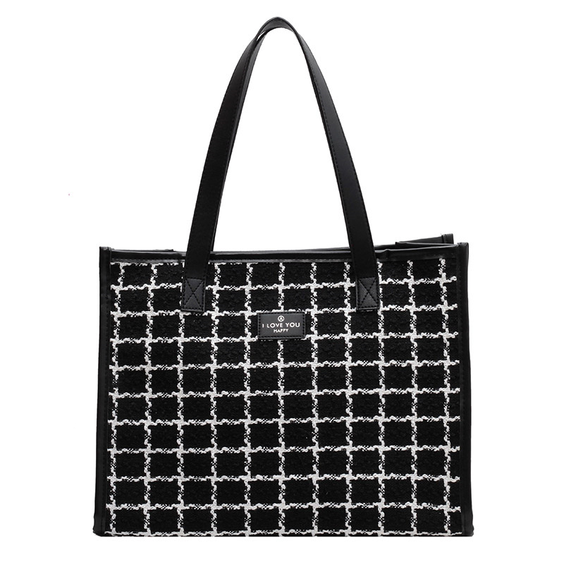 バッグ レディースかばん トートバッグ ショルダーバッグ ハンドバッグ チェック柄 通勤オシャレ 布鞄 通学 ワーク カジュアル カバン お出掛け 女子 