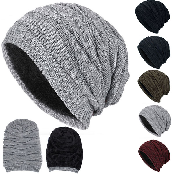厚手 ニット帽 メンズ レディース ボア付き ニットキャップ 帽子 KNIT 秋 ワッチキャップ ニットキャップ CAP ビーニー 菱織柄 冬 大きいサイズ 