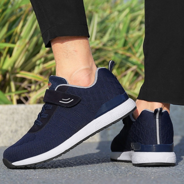 スニーカー メンズ スリッポン ウォーキング男性 通気 ナーススポーツ厚底 リラックス 歩きやすい 。 ジム 靴 疲れない 