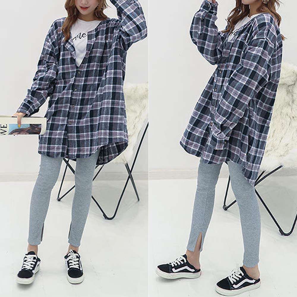 裏起毛 レギンス パンツ スリット入り ボウエストゴム 防寒 タイツ 