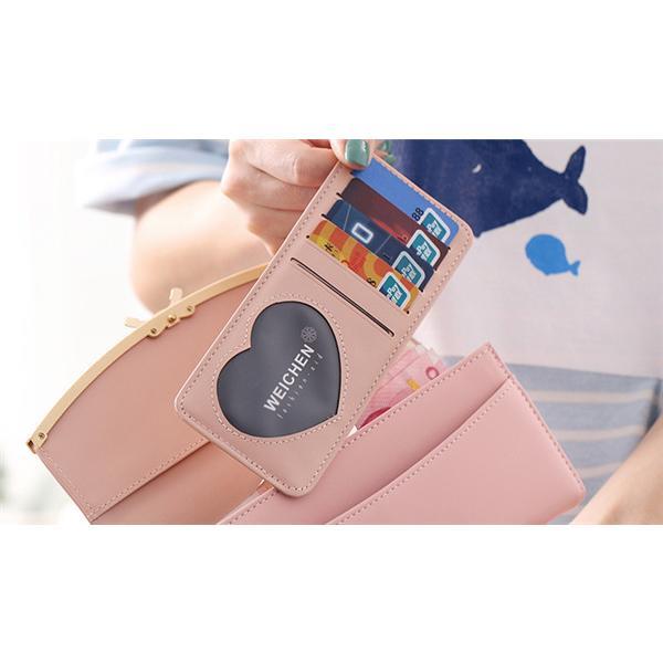 長財布 レディース ファスナー さいふ 大容量 オシャレ がま口 就職祝い ギフト 誕生日 かわいい クリスマス 金具 リボン スキミング防止 