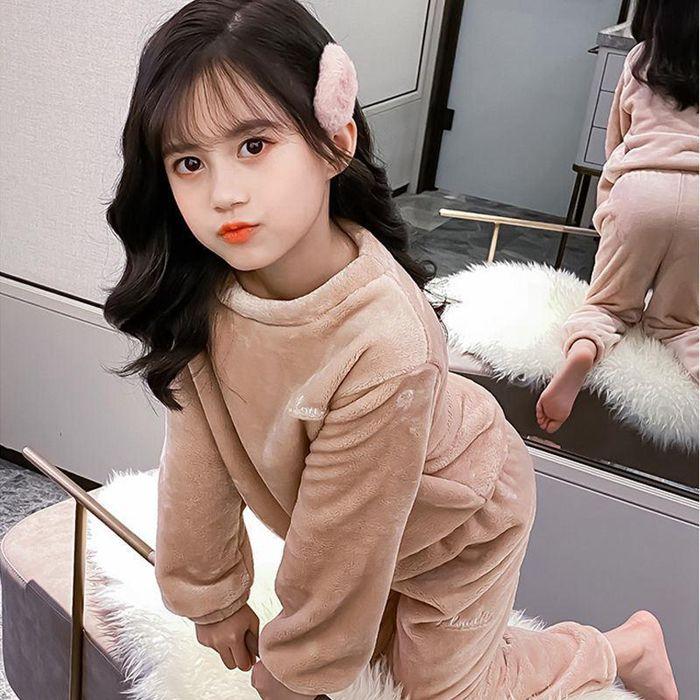 パジャマ ルームウェア キッズ 子ども 上下セット 部屋着 寝巻き 肌着 ふわふわ 子供 もこもこ セットアップ 防寒 厚手 